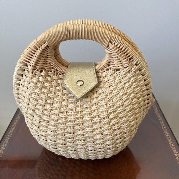 Straw Studios straw purse - Picture 1 of 2